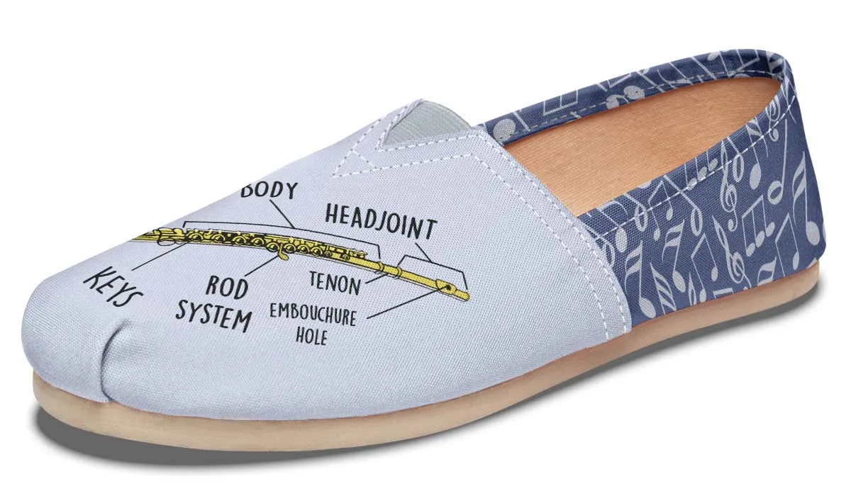 Flute Diagram Casual Shoes