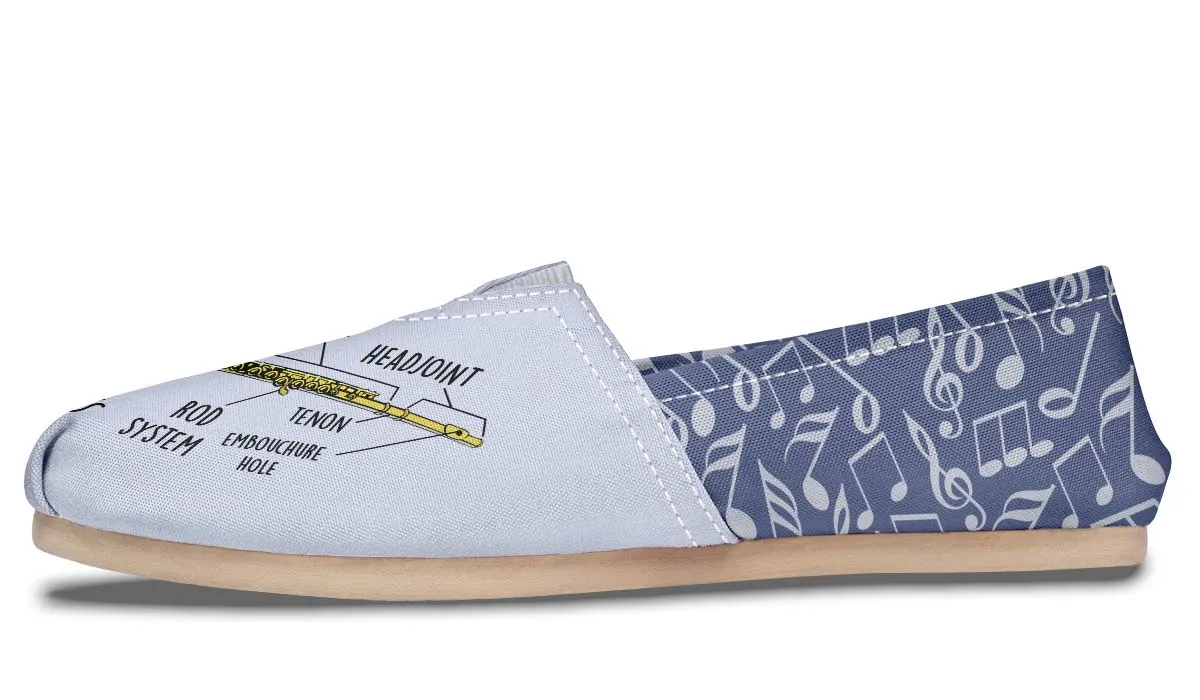 Flute Diagram Casual Shoes