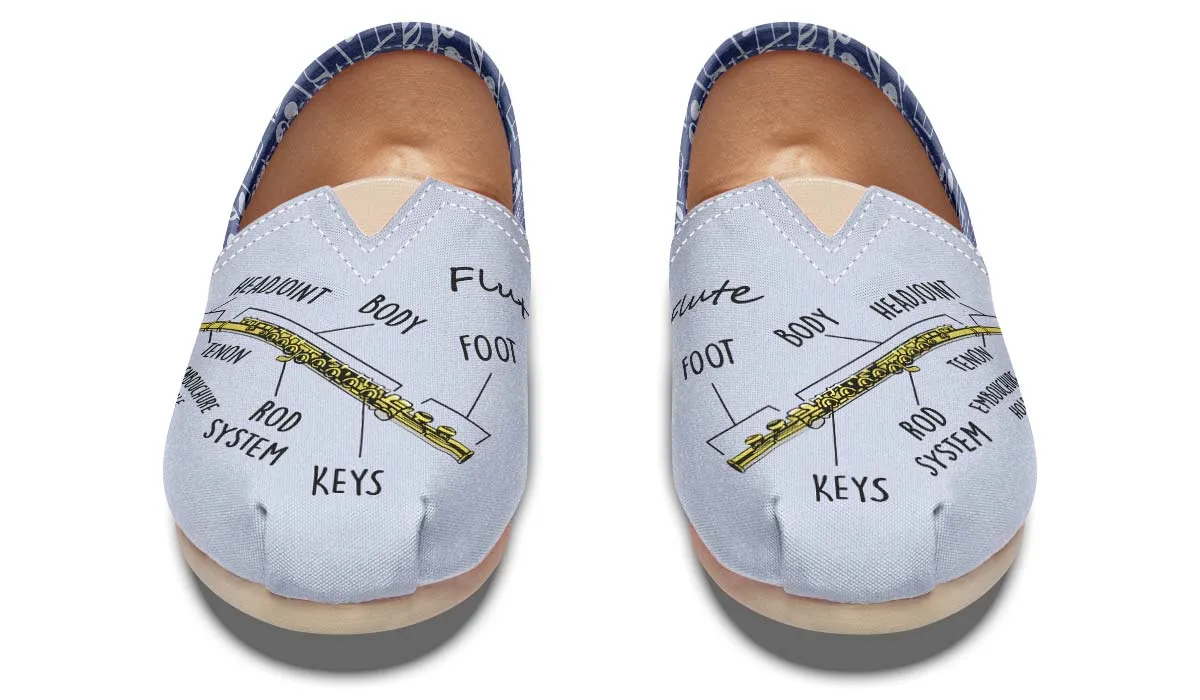 Flute Diagram Casual Shoes