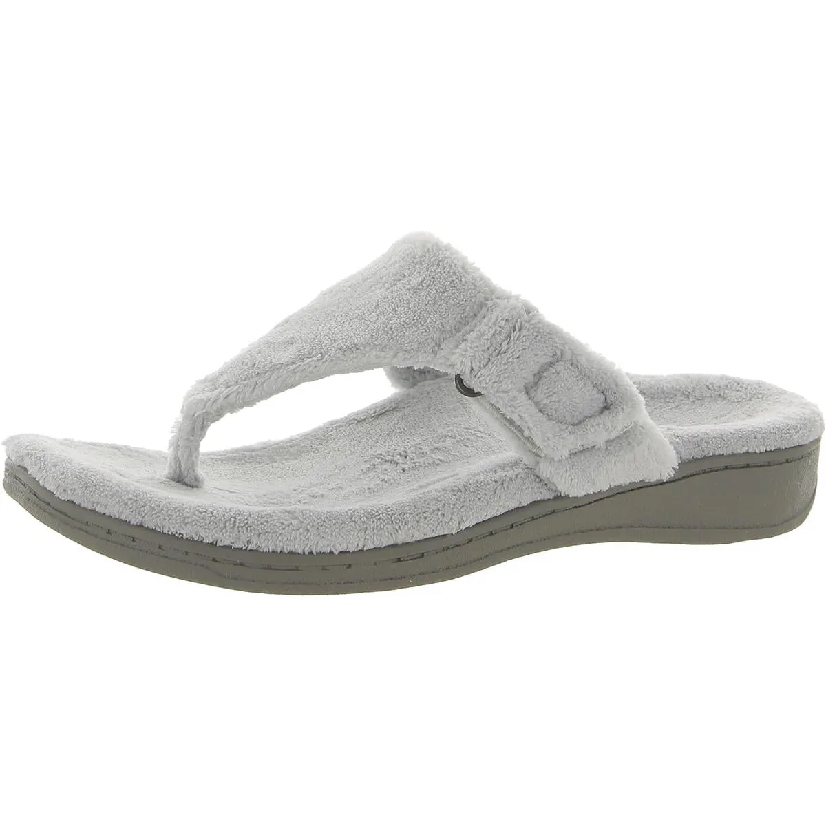 Forever Womens Terry Cloth Flip-Flop T-Strap Sandals