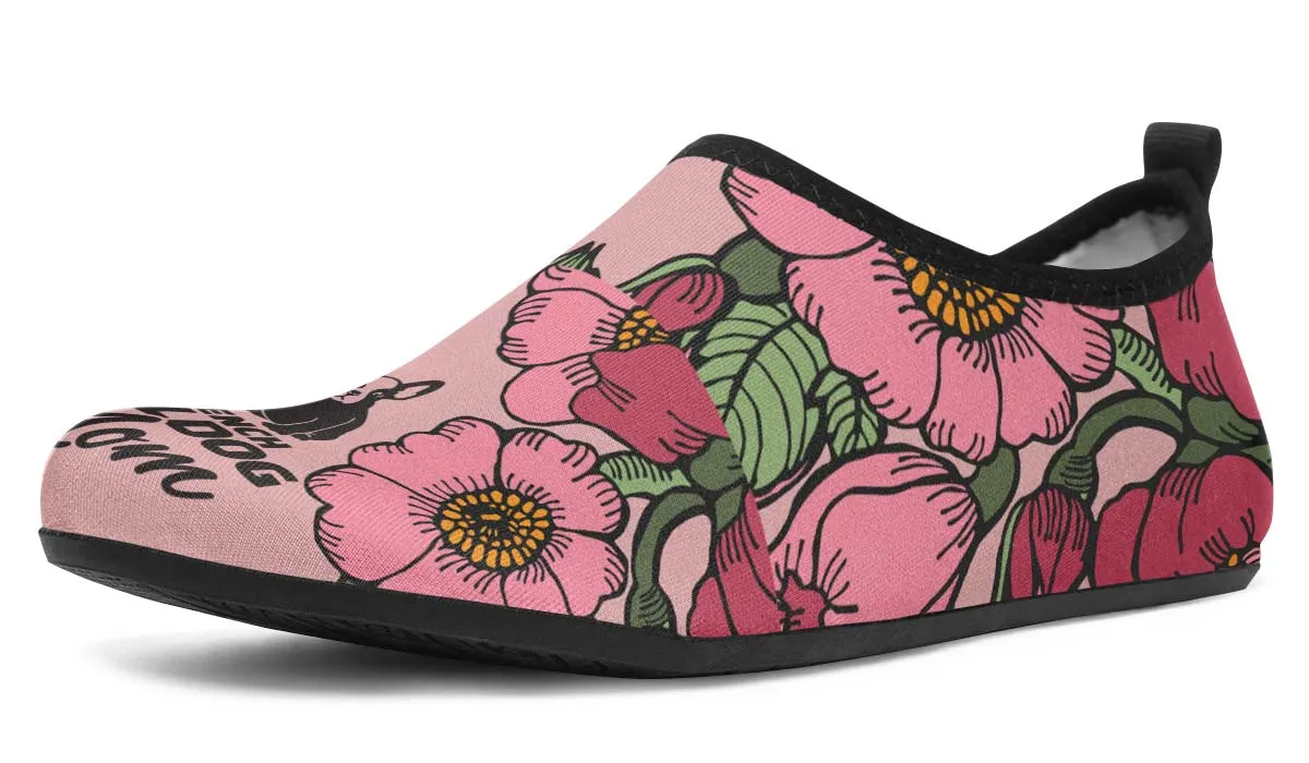 French Bulldog Mom Aqua Barefoot Shoes