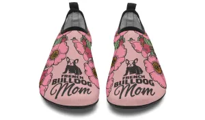 French Bulldog Mom Aqua Barefoot Shoes