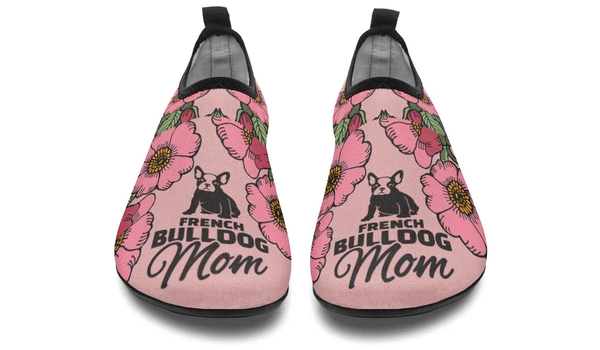 French Bulldog Mom Aqua Barefoot Shoes