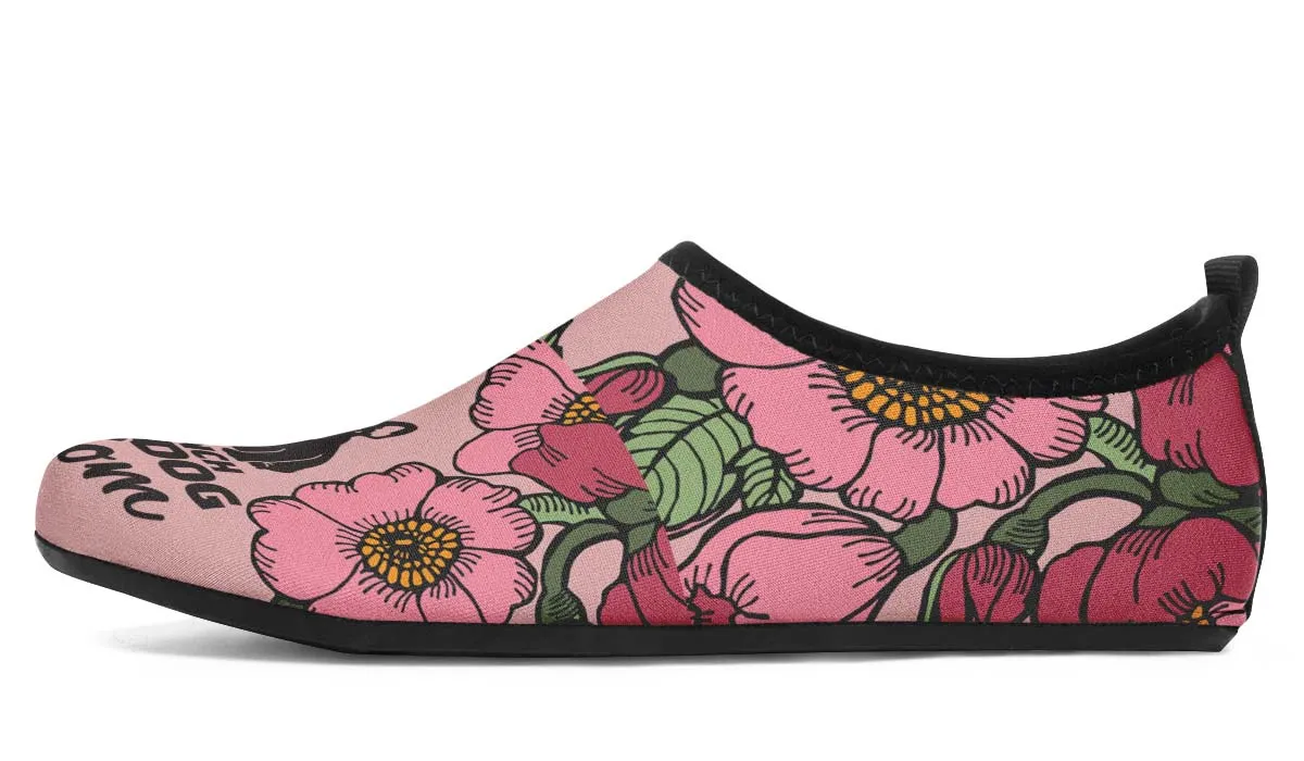 French Bulldog Mom Aqua Barefoot Shoes