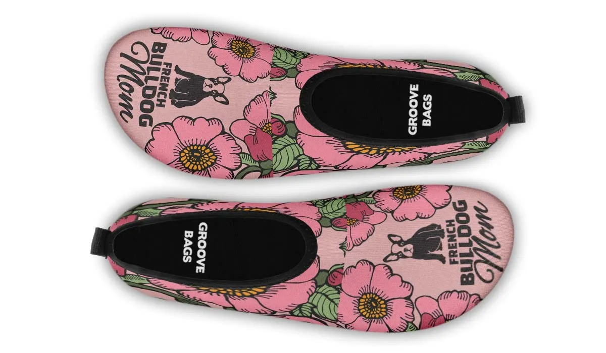 French Bulldog Mom Aqua Barefoot Shoes