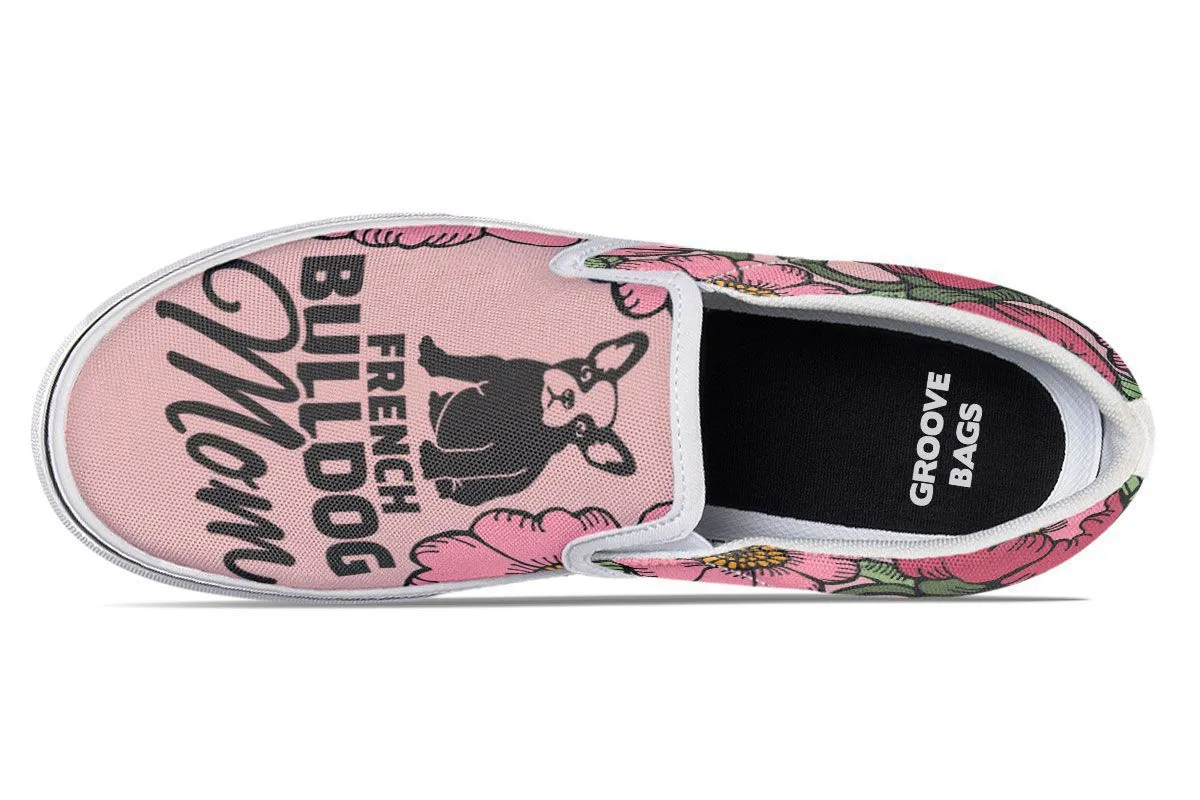 French Bulldog Mom Slip-On Shoes