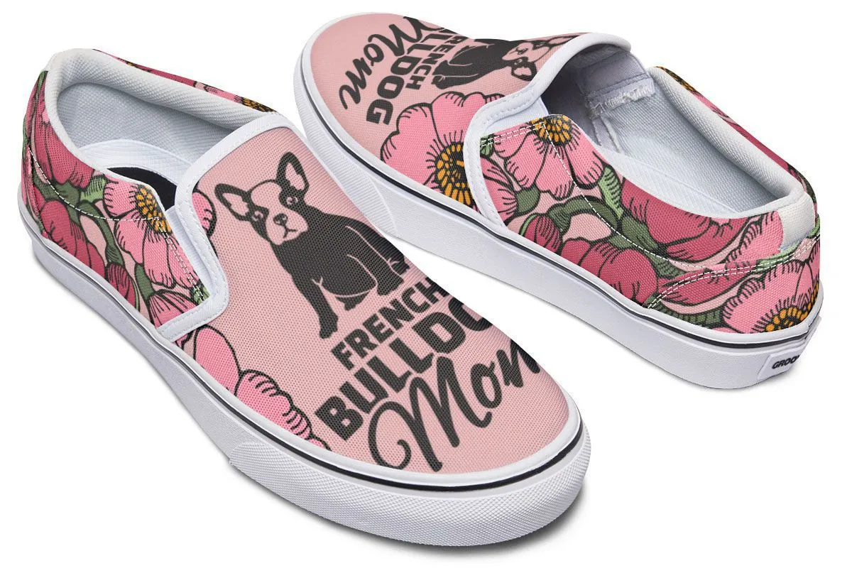 French Bulldog Mom Slip-On Shoes