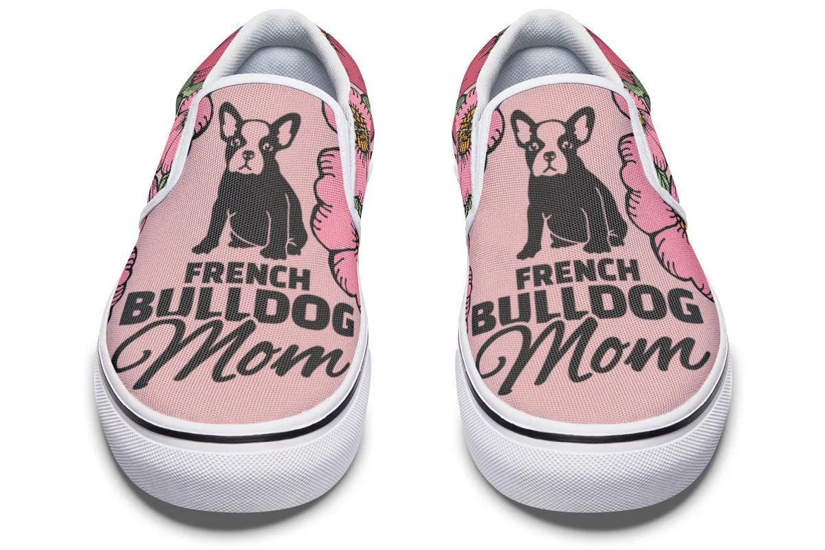 French Bulldog Mom Slip-On Shoes