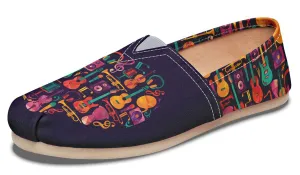 Geometric Music Casual Shoes