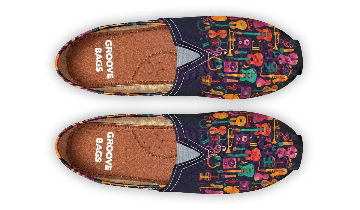 Geometric Music Casual Shoes