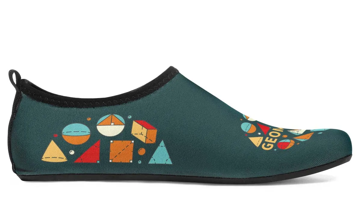 Geometry Lovers Aqua Barefoot Shoes