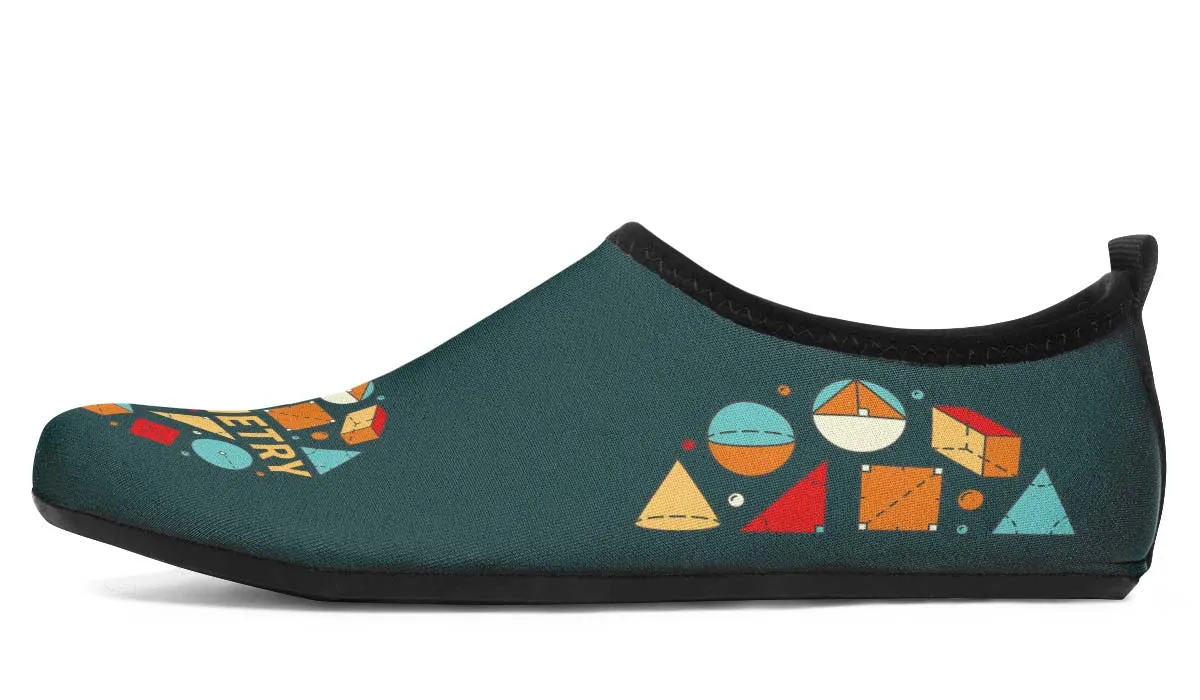 Geometry Lovers Aqua Barefoot Shoes