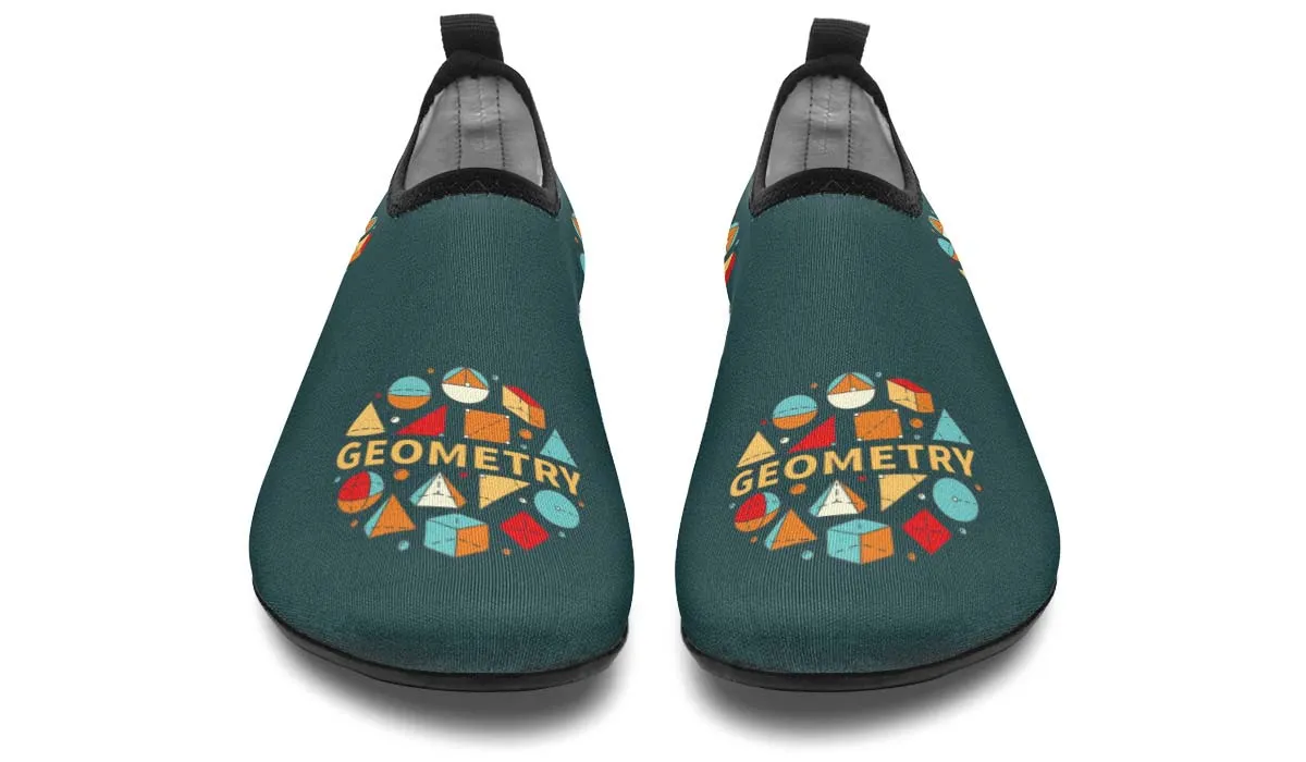Geometry Lovers Aqua Barefoot Shoes