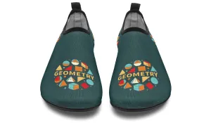 Geometry Lovers Aqua Barefoot Shoes