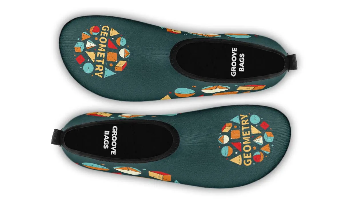 Geometry Lovers Aqua Barefoot Shoes