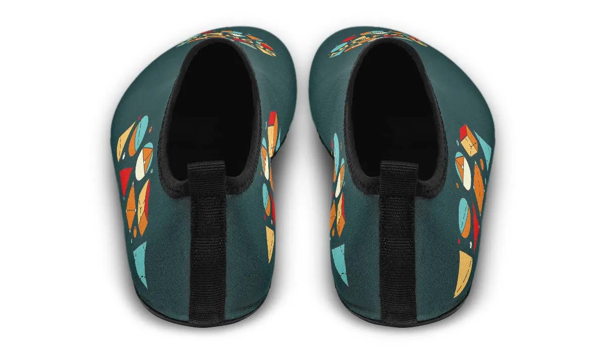 Geometry Lovers Aqua Barefoot Shoes