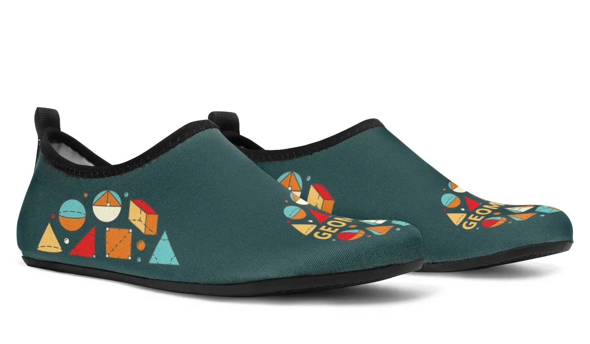 Geometry Lovers Aqua Barefoot Shoes