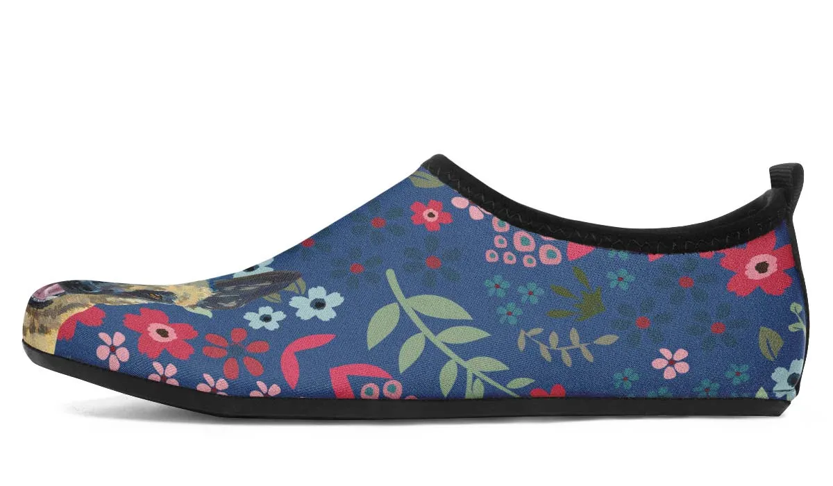 German Shepherd Sweetheart Aqua Barefoot Shoes