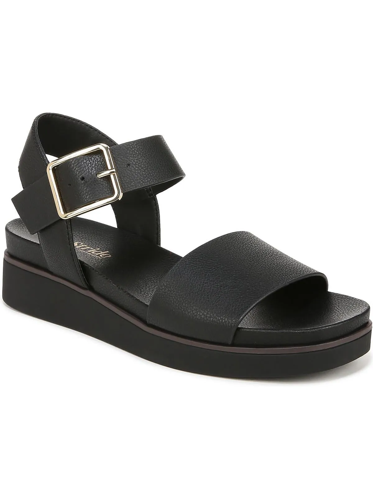 Gillian Womens Metallic Ankle Strap