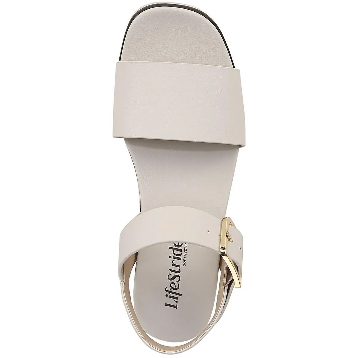 Gillian Womens Metallic Ankle Strap