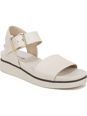 Gillian Womens Metallic Ankle Strap