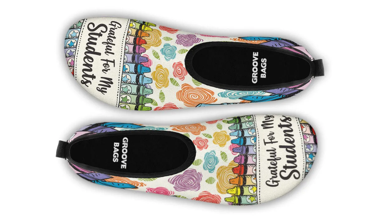 Grateful Teacher Aqua Barefoot Shoes