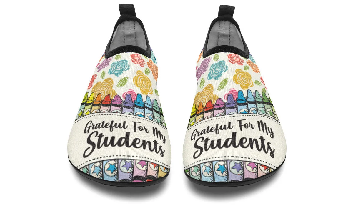 Grateful Teacher Aqua Barefoot Shoes
