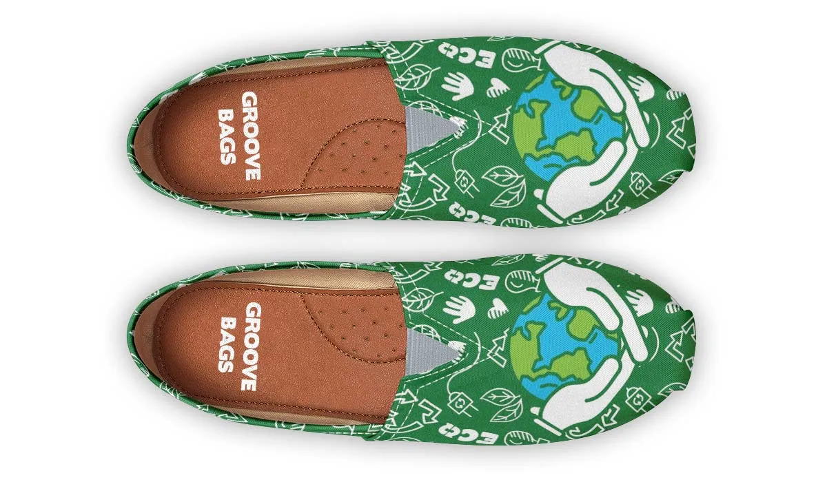 Green New World Casual Shoes