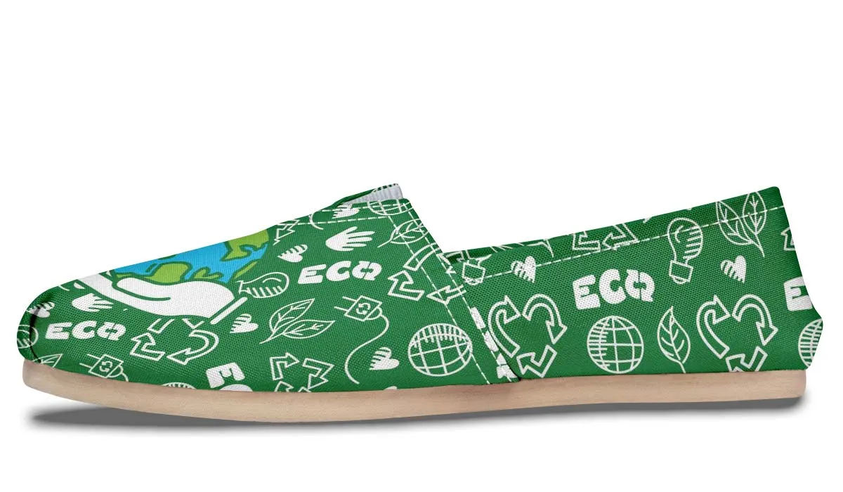 Green New World Casual Shoes