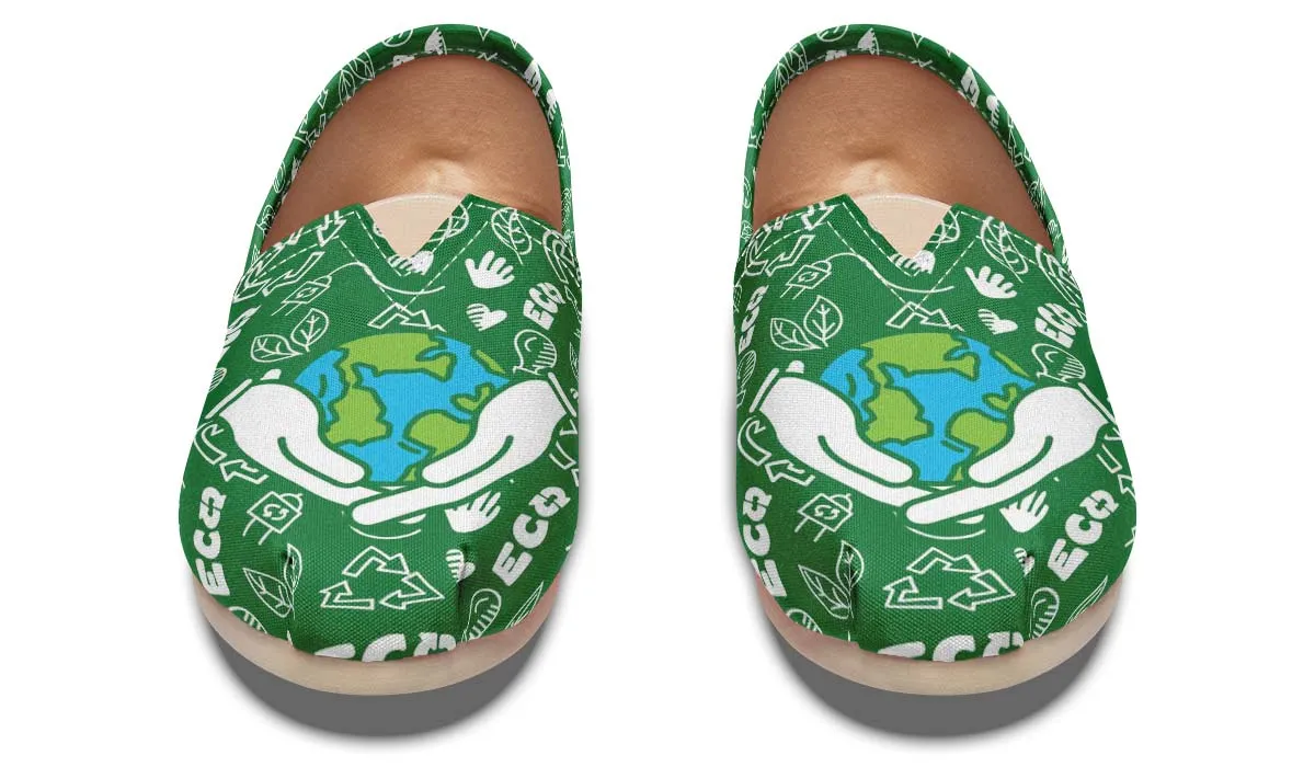 Green New World Casual Shoes