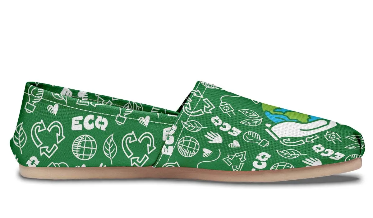 Green New World Casual Shoes