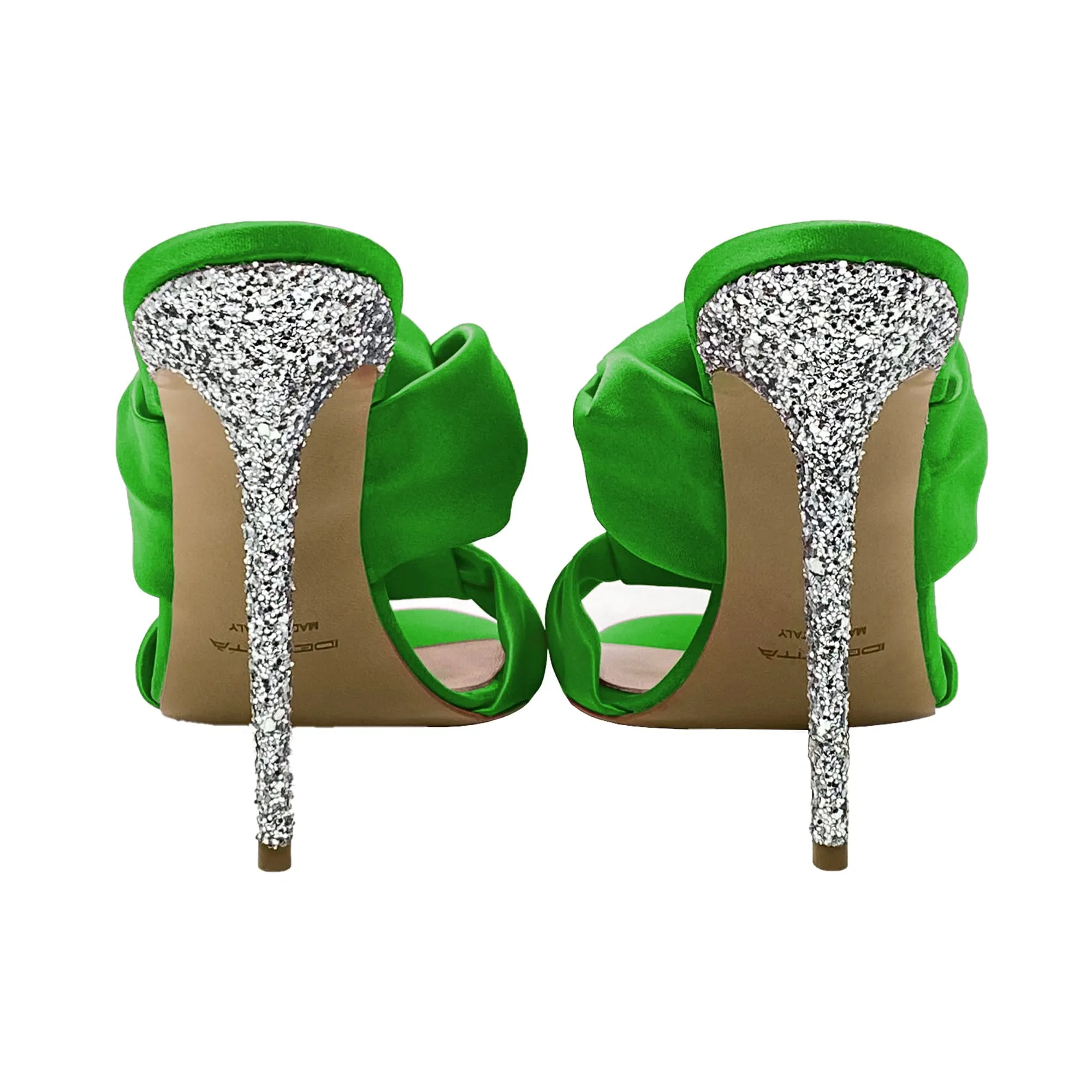GREEN SATIN JODIE