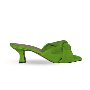GREEN SUEDE MARGAUX