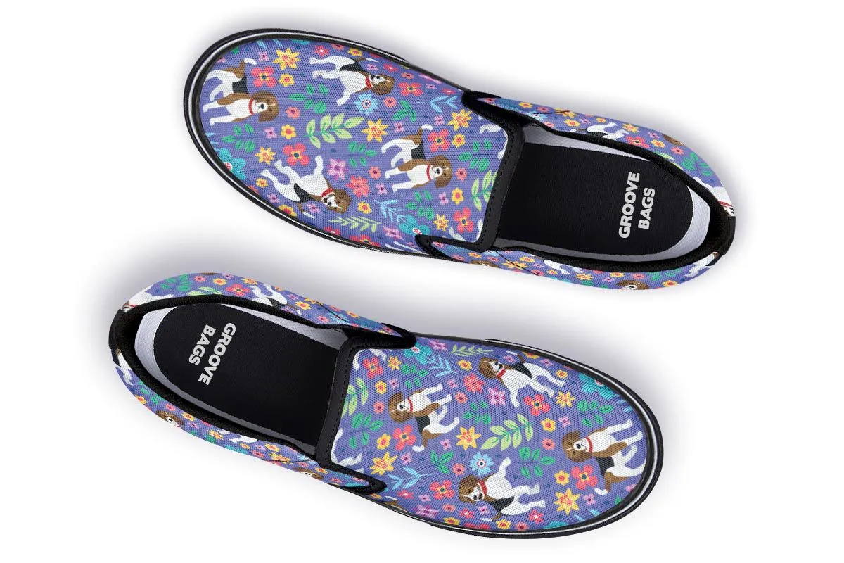 Groovy Beagle Slip-On Shoes
