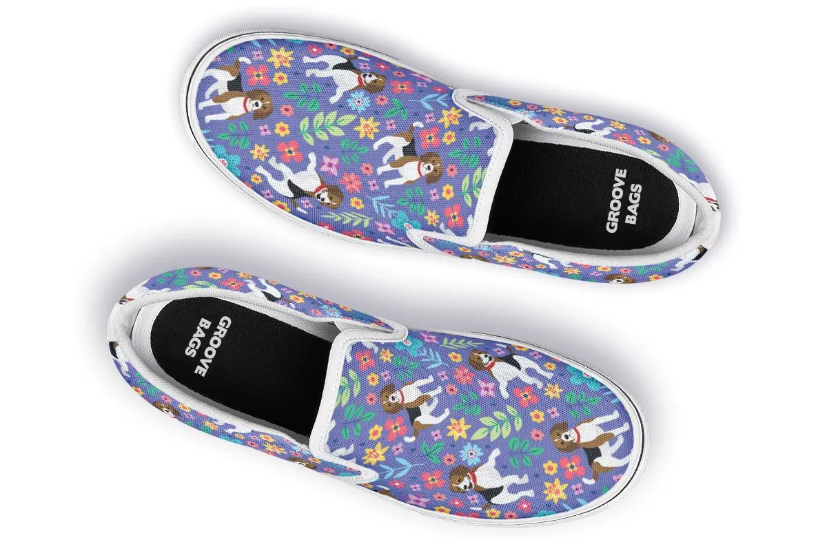 Groovy Beagle Slip-On Shoes