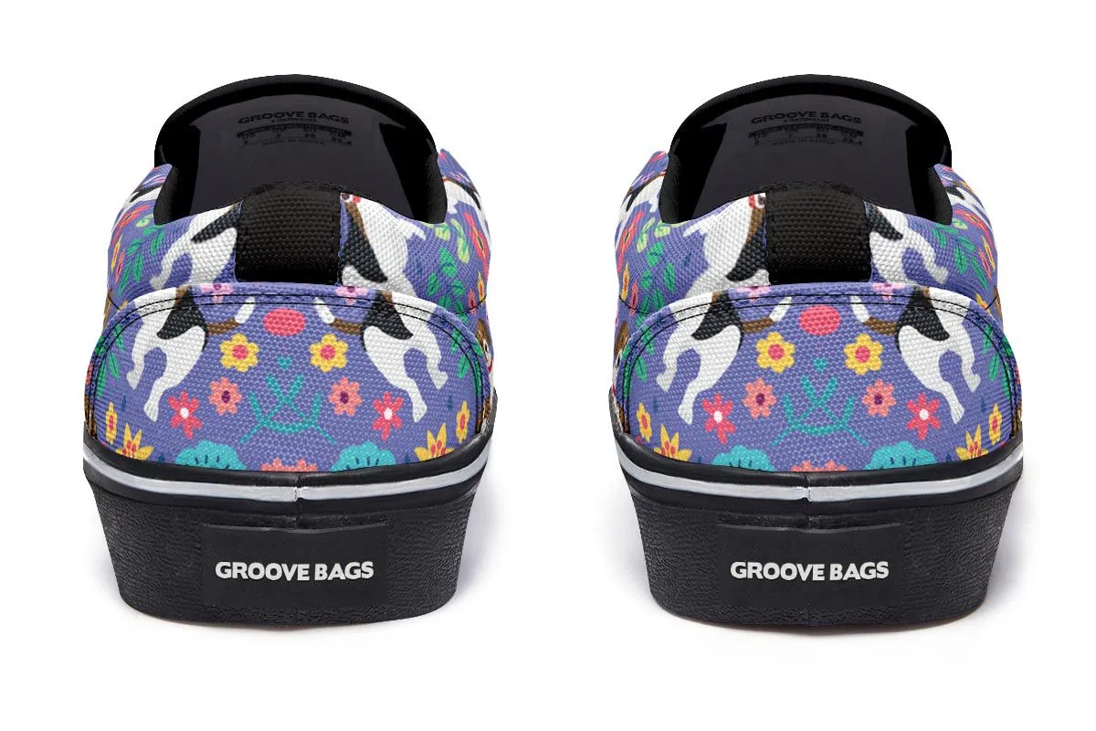 Groovy Beagle Slip-On Shoes