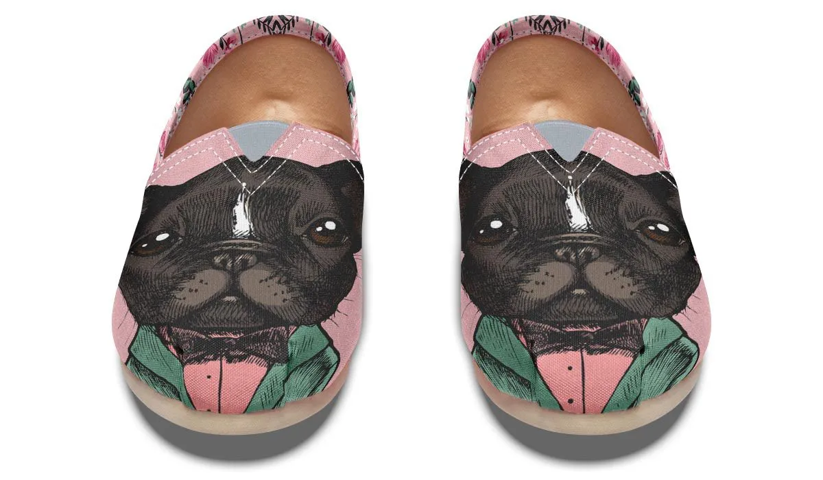 Handsome French Bulldog Casual Shoes