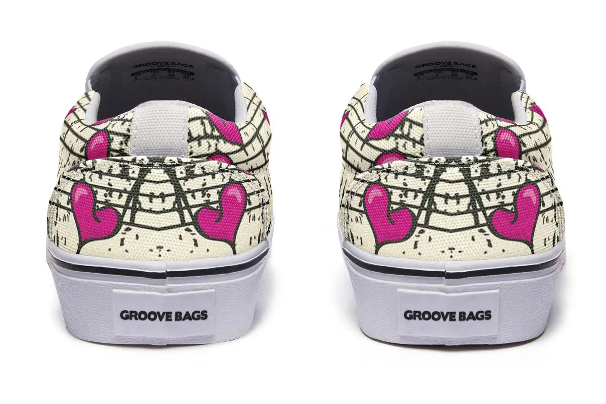 Heart Music Slip-On Shoes