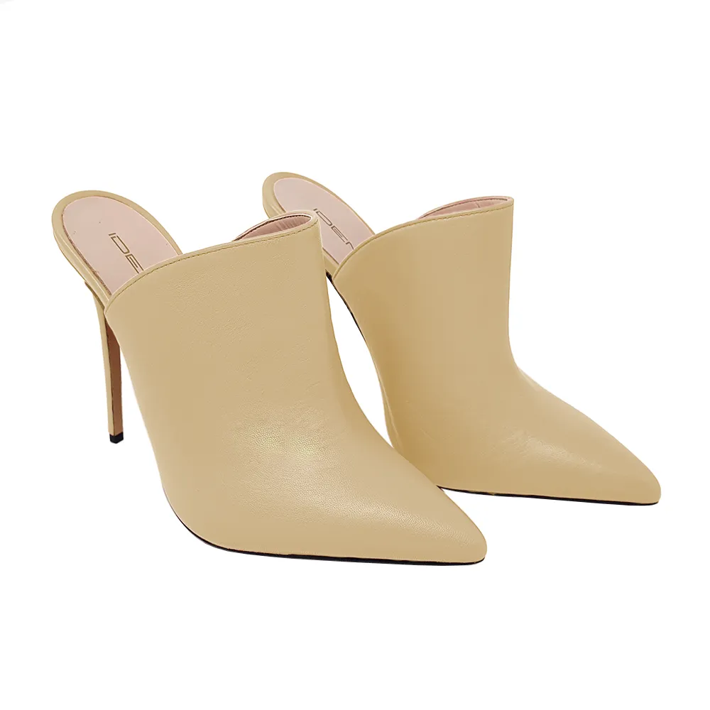 HEBA BEIGE LEATHER