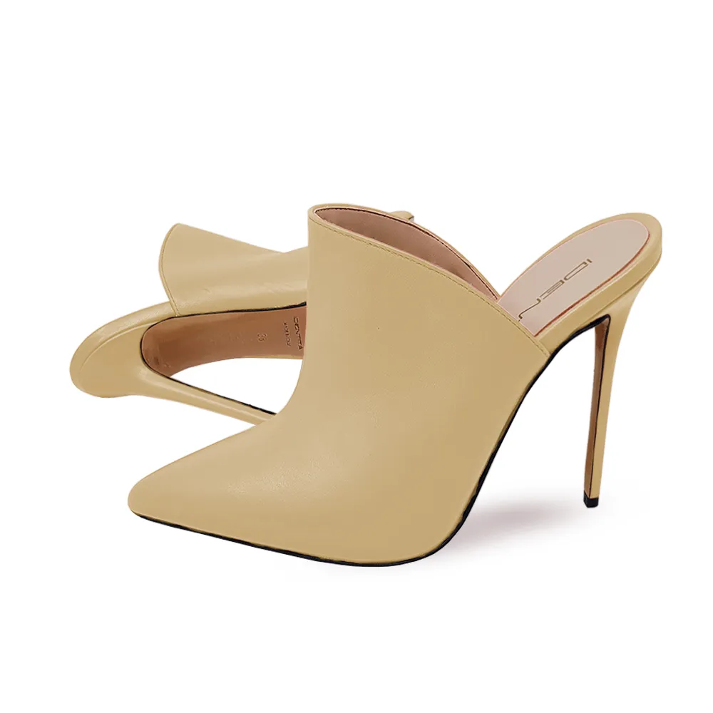 HEBA BEIGE LEATHER