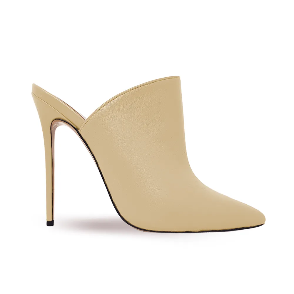 HEBA BEIGE LEATHER