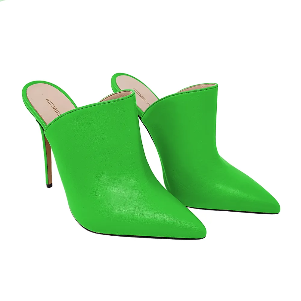 HEBA GREEN LEATHER