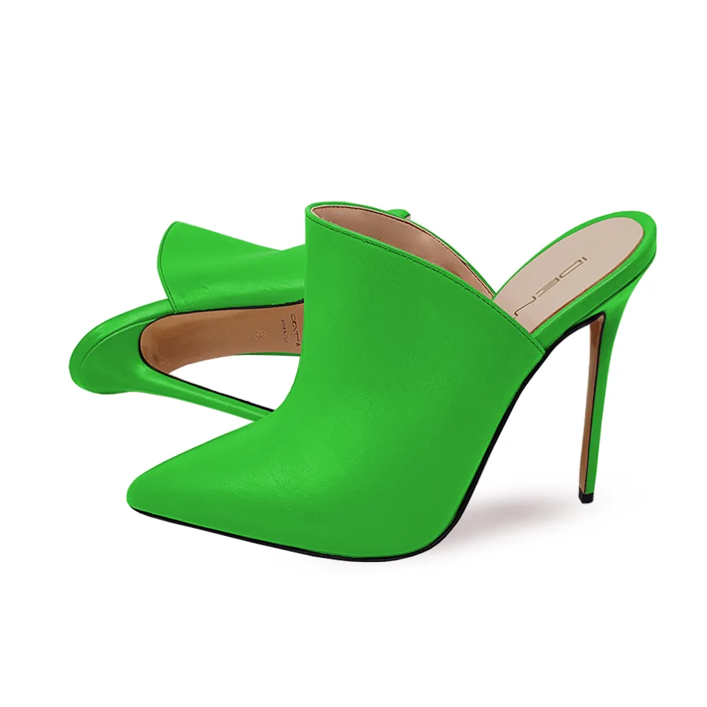 HEBA GREEN LEATHER