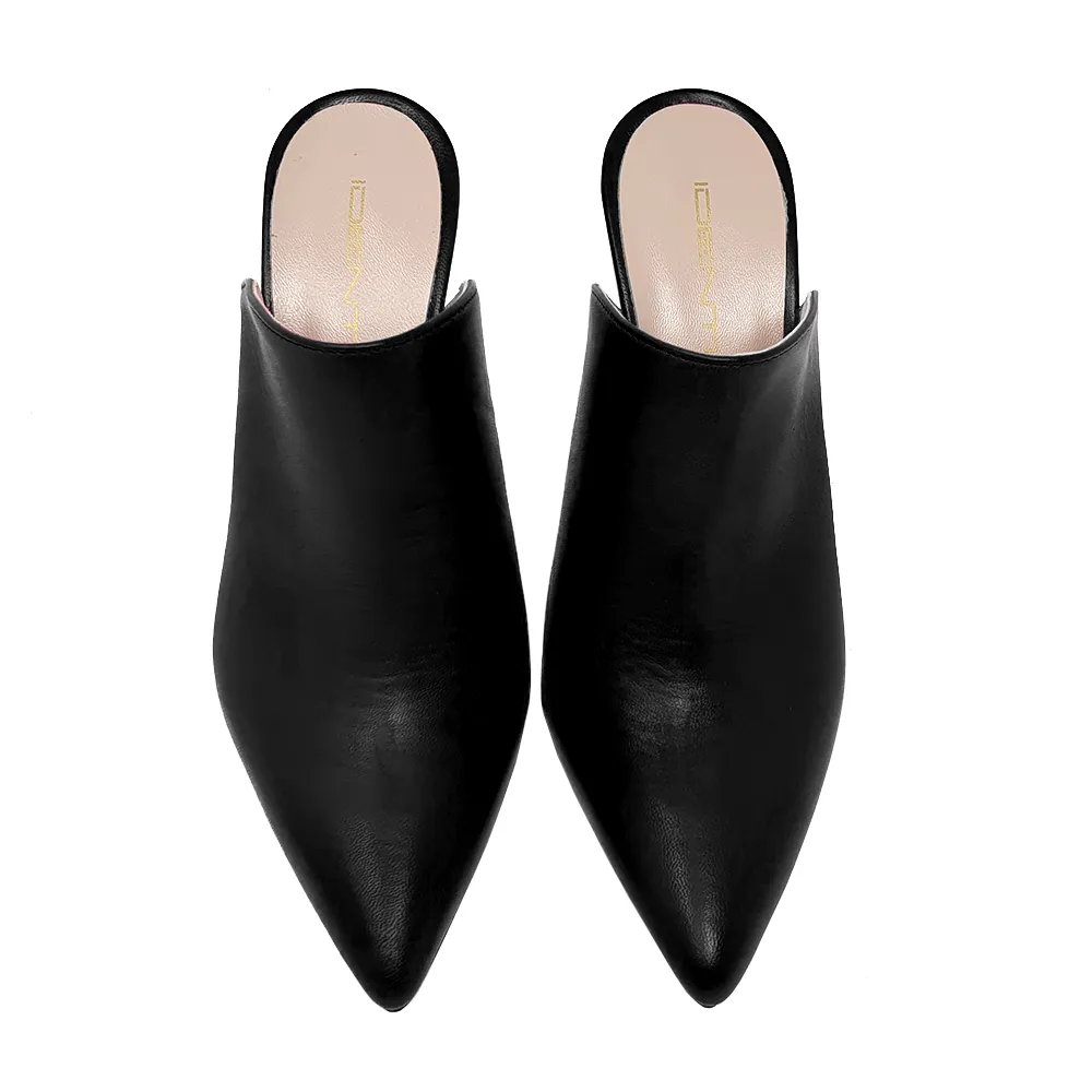 HEBA LEATHER BLACK