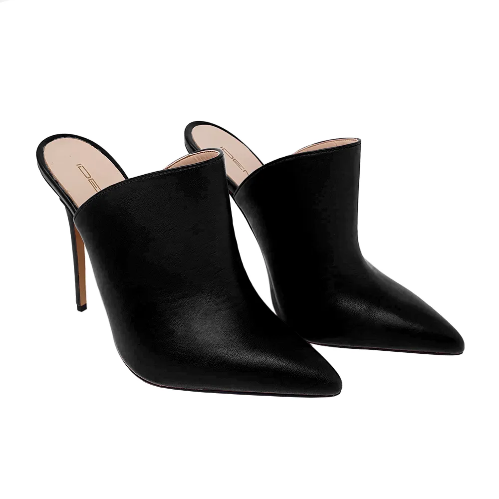 HEBA LEATHER BLACK
