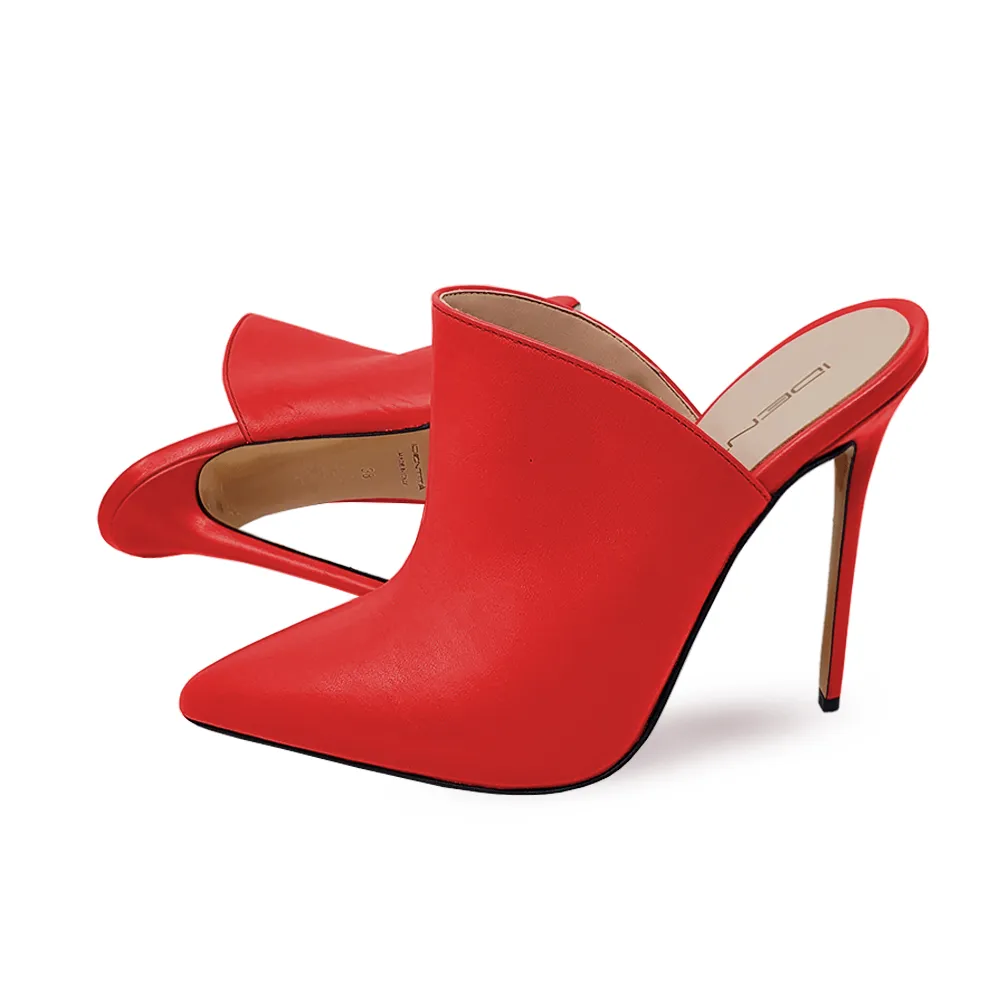 HEBA LEATHER RED