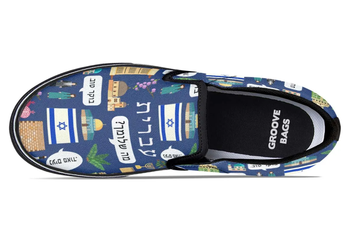 Hebrew Language Slip-On Shoes