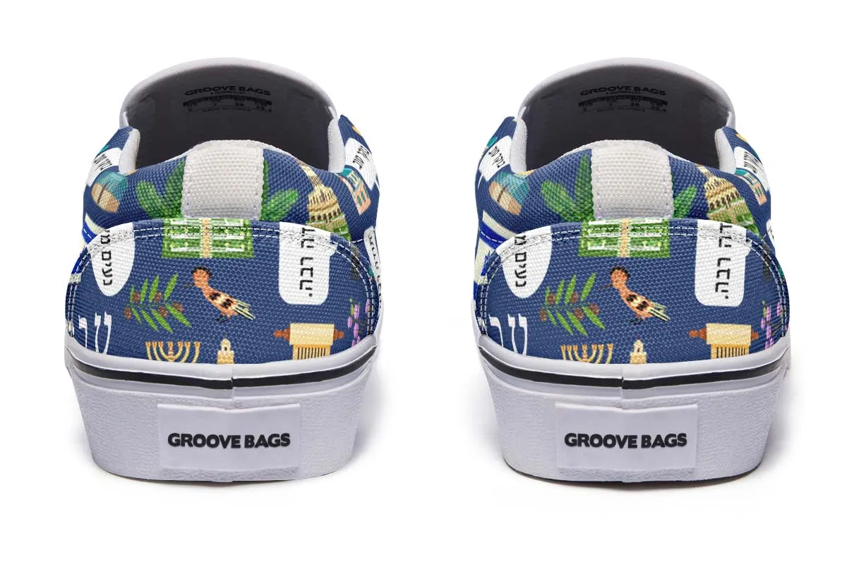 Hebrew Language Slip-On Shoes