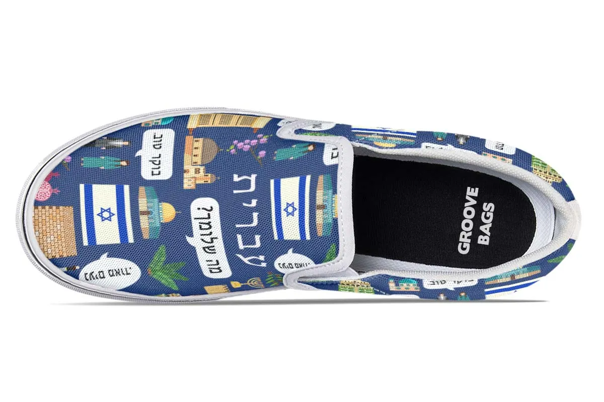 Hebrew Language Slip-On Shoes