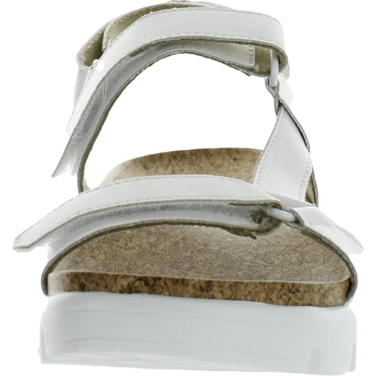 Henna Womens Footbed Adjustable Flatform Sandals